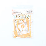 Cardstock stickers orange