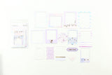 Cardstock stickers purple