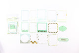 Cardstock stickers Green 2