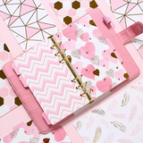 Dividers pink+gold