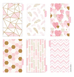 Dividers pink+gold