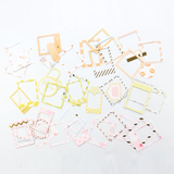 Cardstock stickers pink