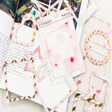 Cardstock stickers pink