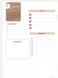 Monthly weekly planner 2024 (12months)