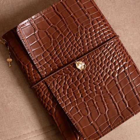 THE FOLIO ~Brown croco