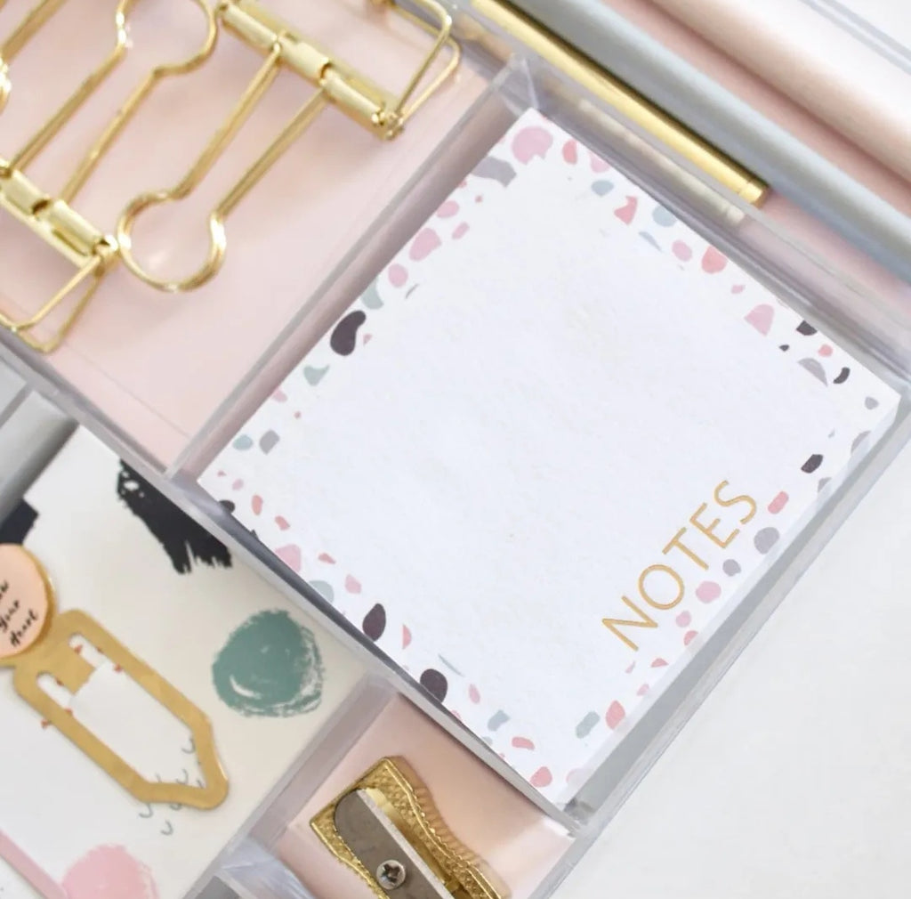 Stationery gift box terazzo