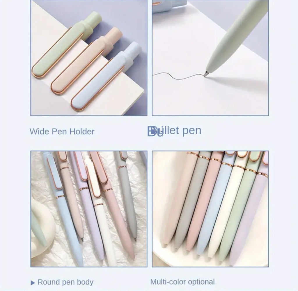 Stylo beige/ blanc/ rose