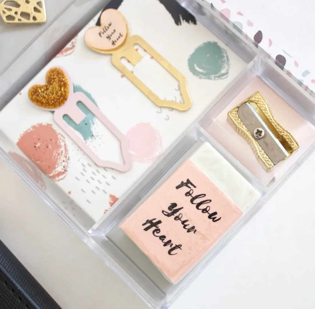 Stationery gift box terazzo