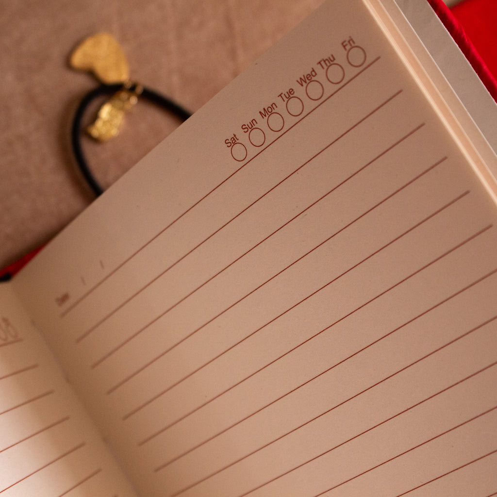 Red notebook