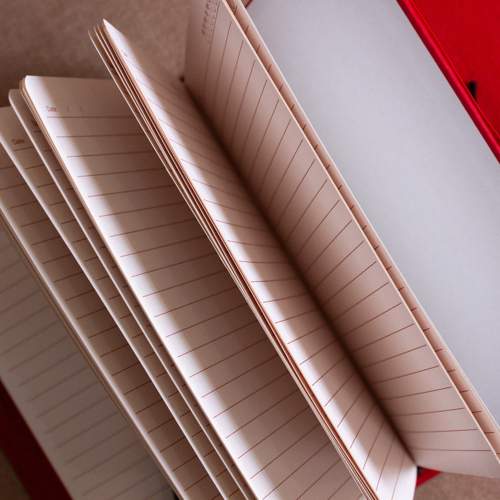 Red notebook