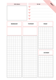 Monthly Weekly Planner 2023 prix de gros 1500da