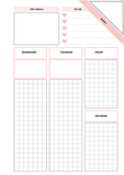 Monthly weekly planner prix de gros 1500da